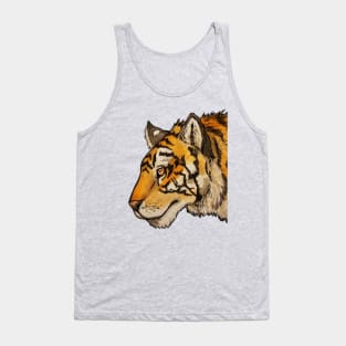 Pondering Tiger Tank Top